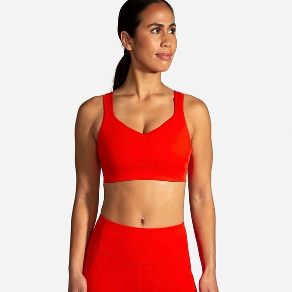 Brooks Other - Brooks Women’s Red Drive Convertible Run Bra - Est. 34B